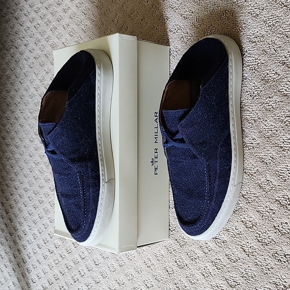 Men's Peter Millar Shetland Wool Slip On - Picture 4 of 8